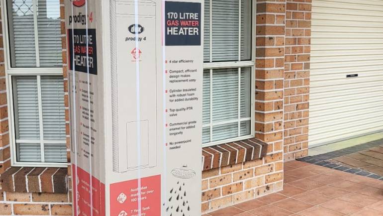 Dux 170ZB4N 170L External Gas Hot Water System Delivery